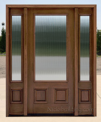 PFC-200 Walnut Reeded Glass